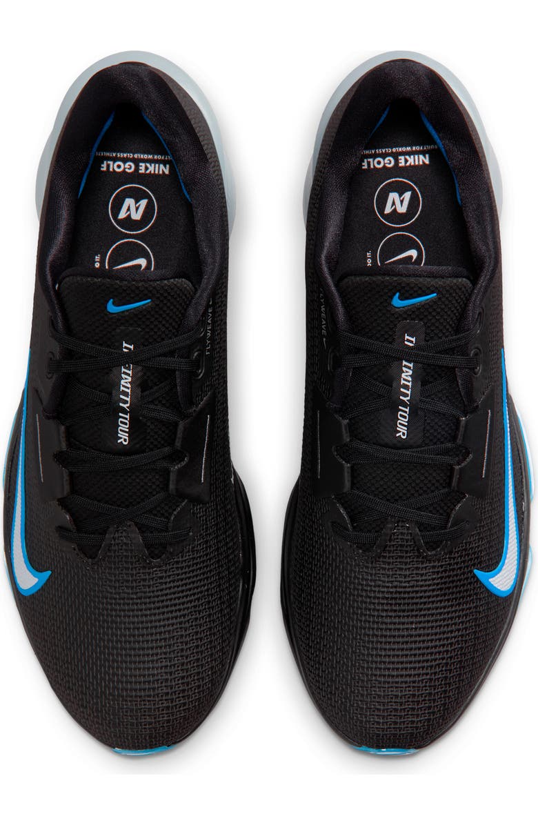 Nike Air Zoom Waterproof Infinity Tour Golf Shoe, Alternate, color, Black/ Blue Hero/ Cool Grey