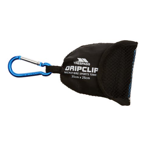 Dripclip Microfiber Towel Keyring With Carabiner Clip