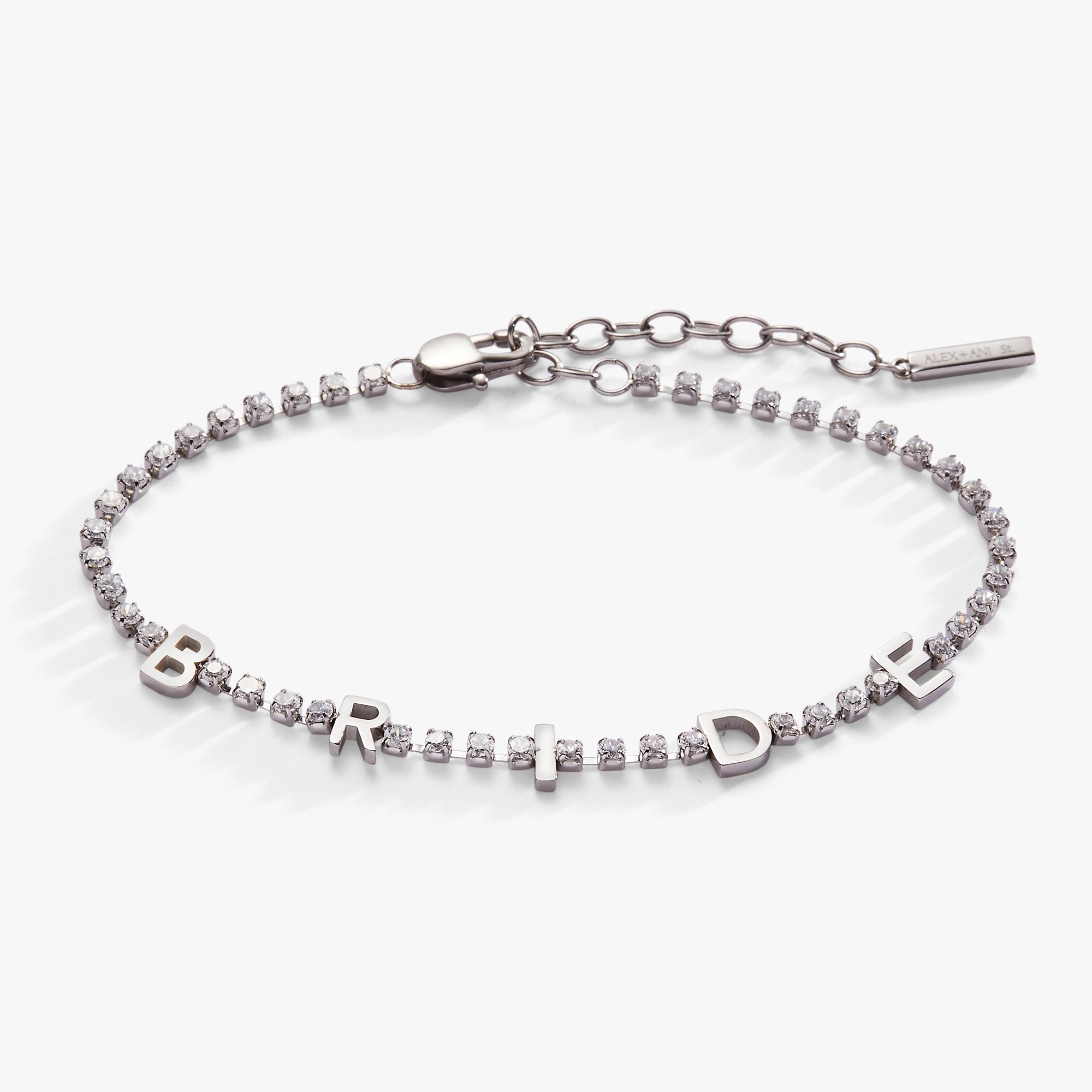 Alex and Ani Bride Tennis Chain Bracelet - Silver, S/M