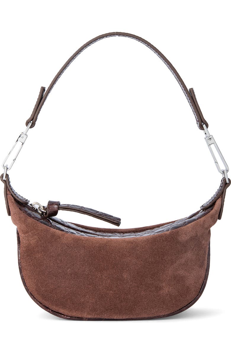 By Far Mini Ami Leather Shoulder Bag, Main, color,