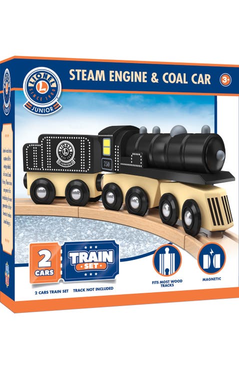 Wood Train Sets - Lionel Collector's Steam Engine & Coal Car