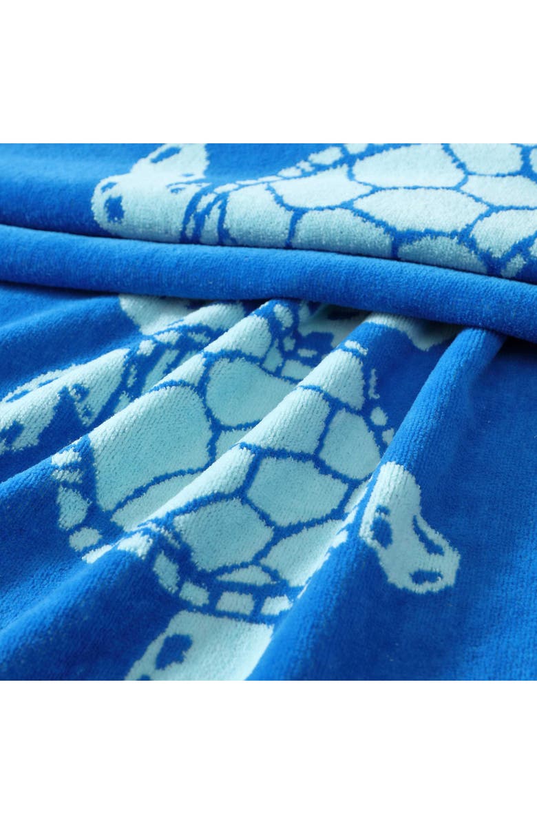 Tommy Bahama Cotton Velour Beach Towel, Alternate, color, Medium / Dark Blue