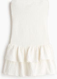H&M Smocked Tiered Dress