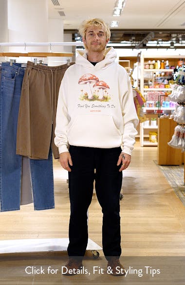 SANTO STUDIO Shrooms Graphic Hoodie (Men) | Nordstrom