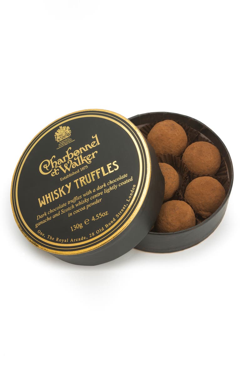 Charbonnel et Walker Flavored Chocolate Truffles in Gift Box, Main, color, Whisky