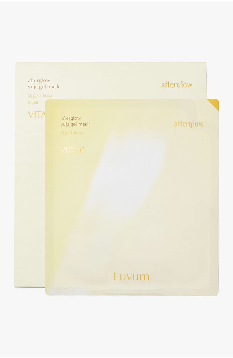 Luvum Afterglow Yuja Gel Mask, Main, color, NO COLOR