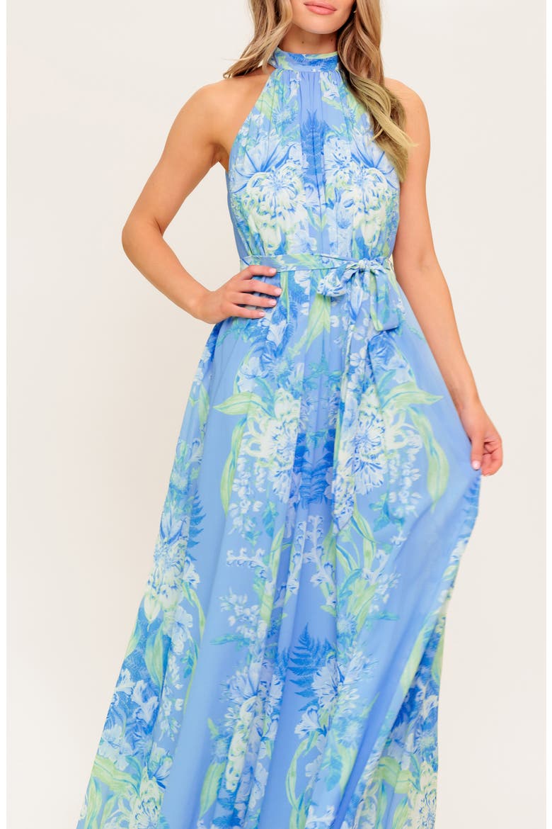 FLYING TOMATO Halter Maxi Dress (Women) | Nordstromrack