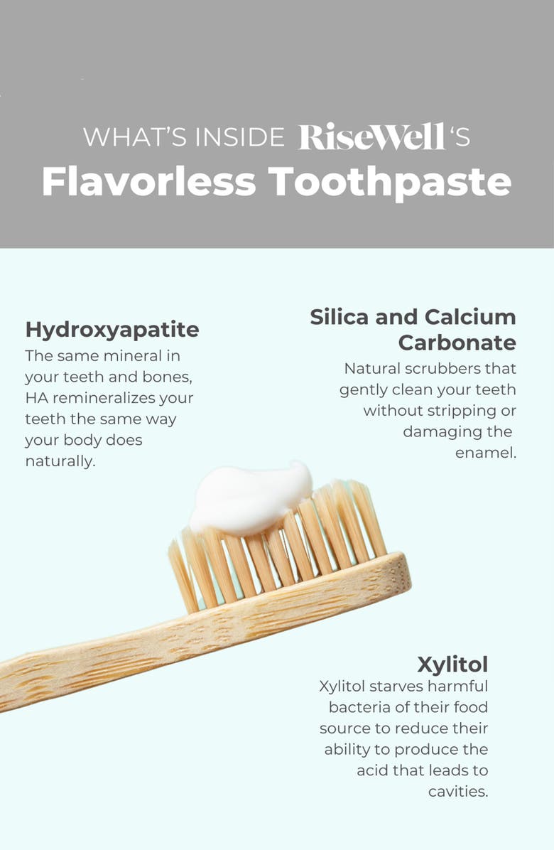 RISEWELL Flavorless Mineral Toothpaste, Alternate, color, 