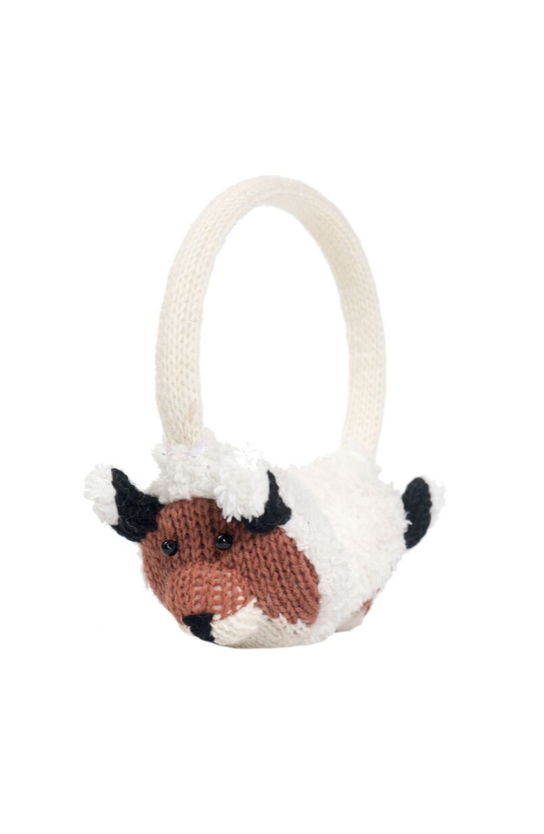 Nirvanna Designs Fox Earmuffs, Main, color, White