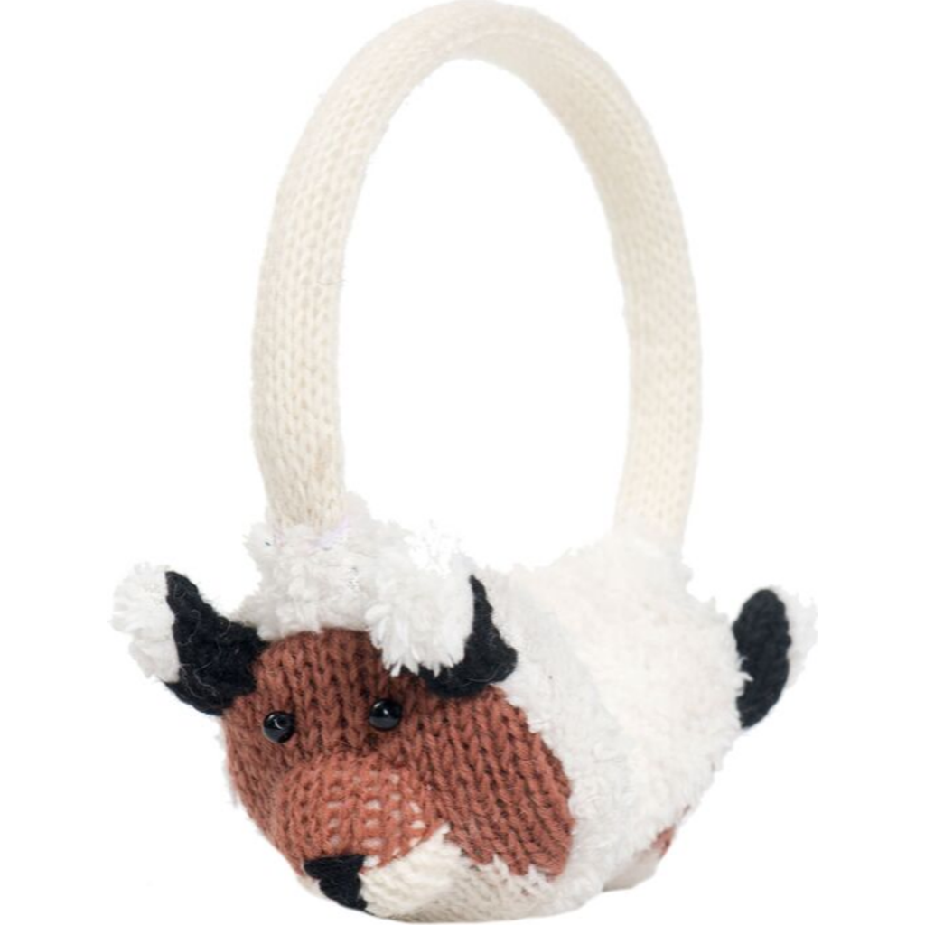 Nirvana Designs Fox Earmuffs In White