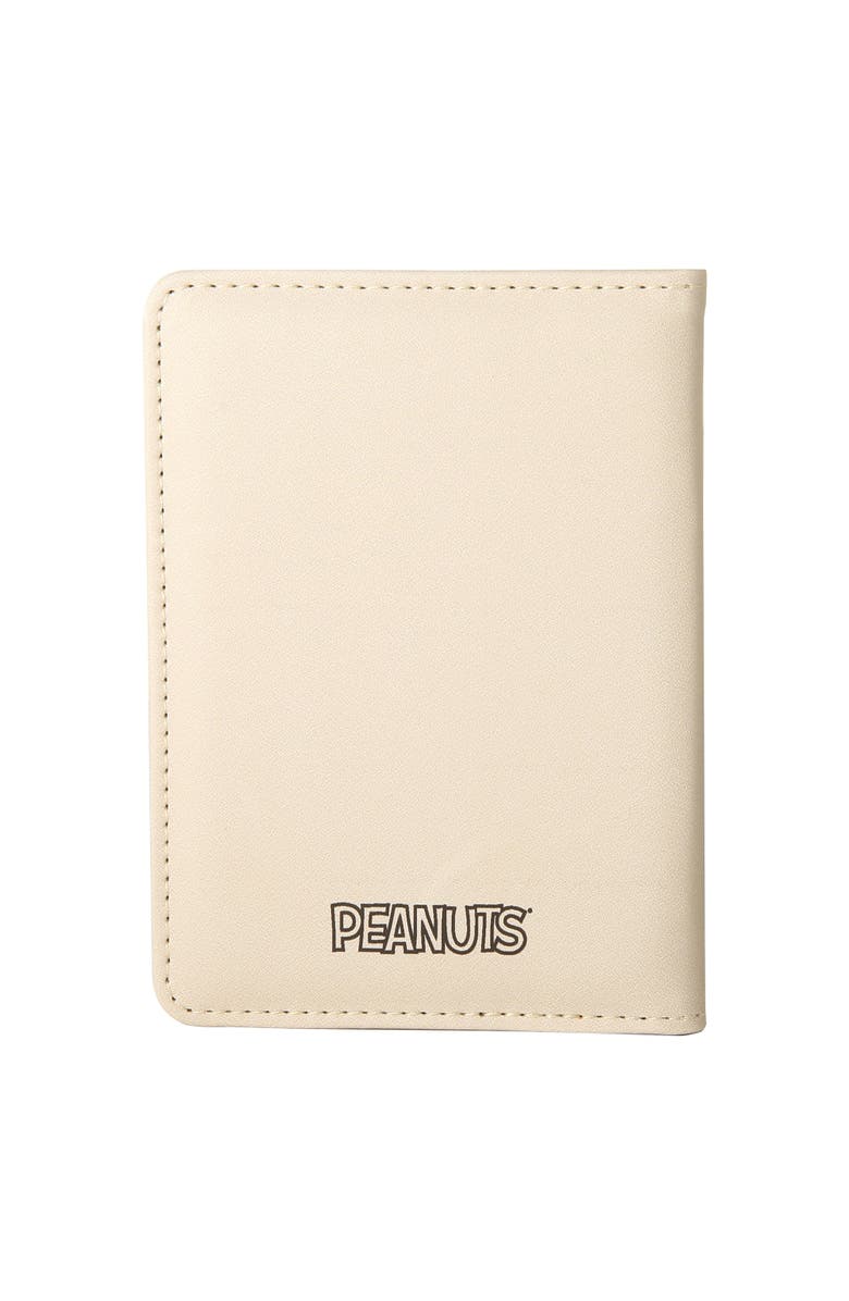 PEANUTS Snoopy Woodstock Passport Holder, Alternate, color, Beige