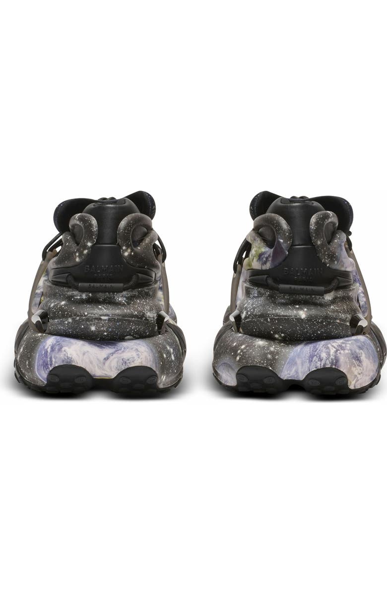 Balmain Unicorn Low Trainers With Earth And Stars Print, Alternate, color,