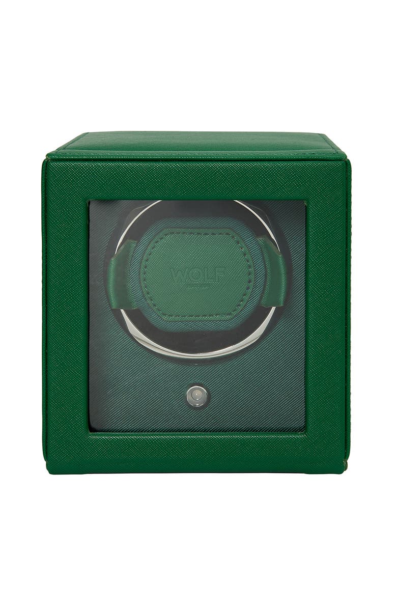 WOLF Cub Single Watch Winder with Cover, Main, color, 