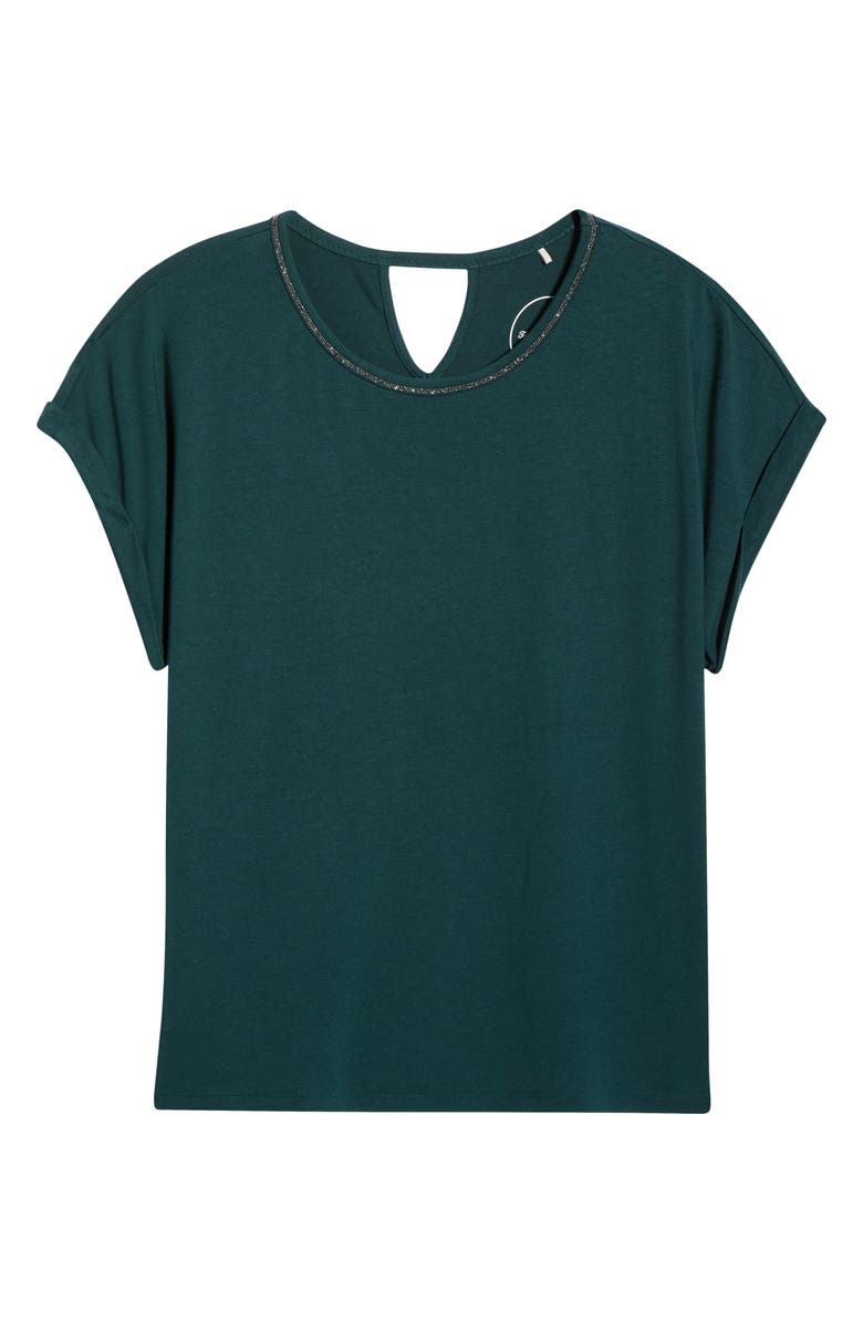 Tommy Bahama Kauai Caviar Beaded Collar T-Shirt, Alternate, color, Briny Deep