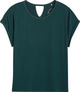Tommy Bahama Kauai Caviar Beaded Collar T-Shirt