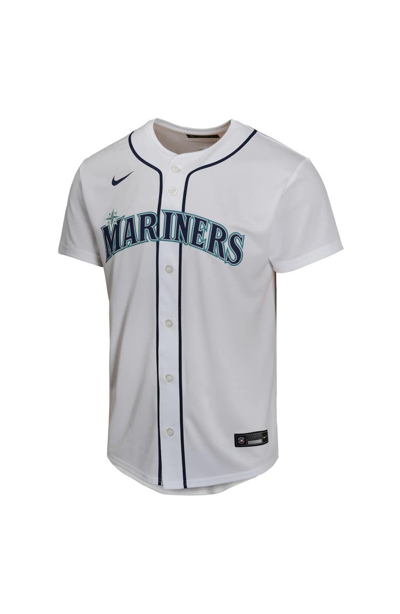Nike Youth Nike  White Seattle Mariners Home Game Jersey, Alternate, color, 