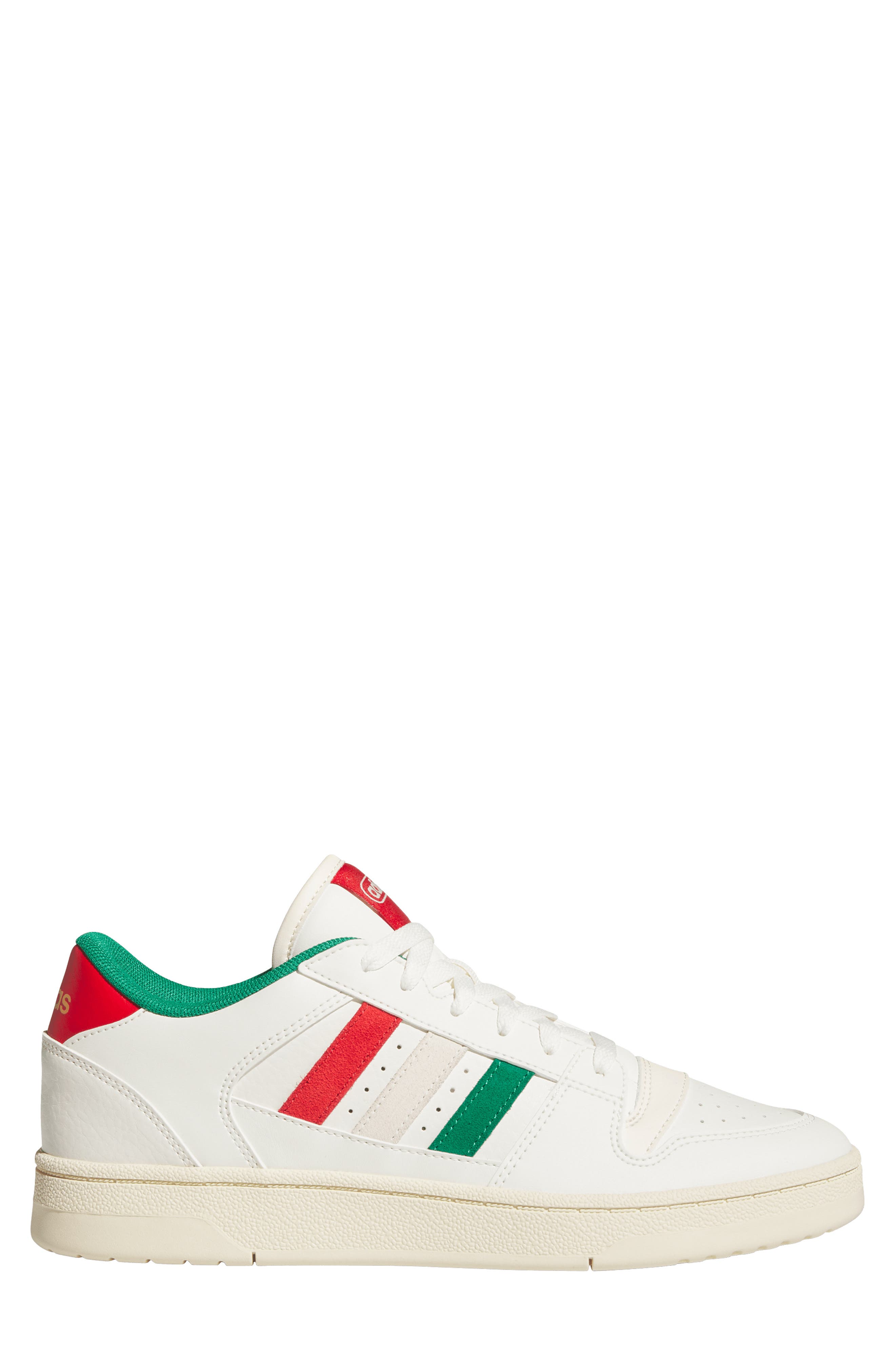 adidas Break Start Sneaker, Alternate, color, Off White/ Red/ Bold Green