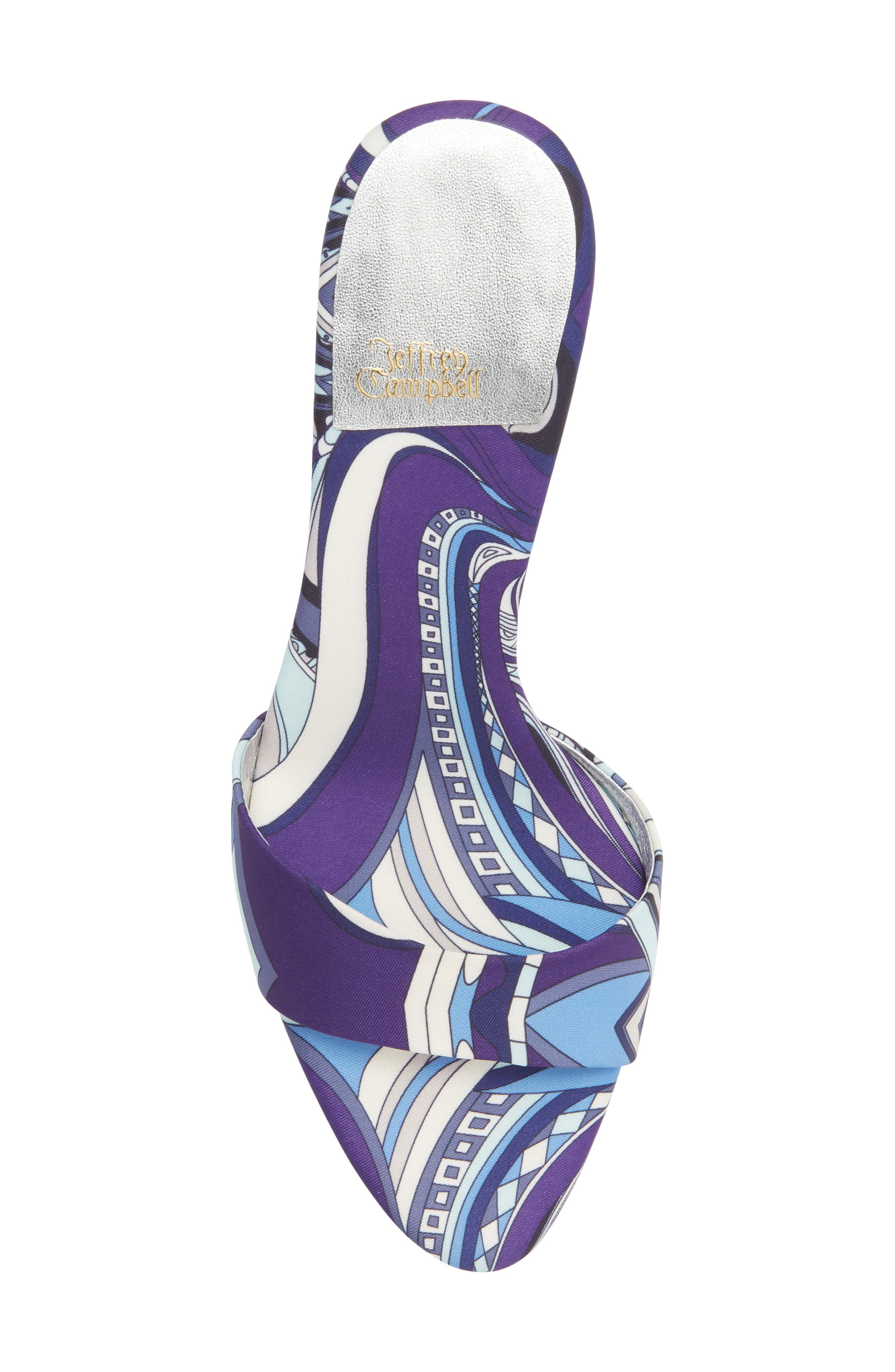 Jeffrey Campbell Ce-Soire Slide Sandal, Alternate, color, Blue Multi