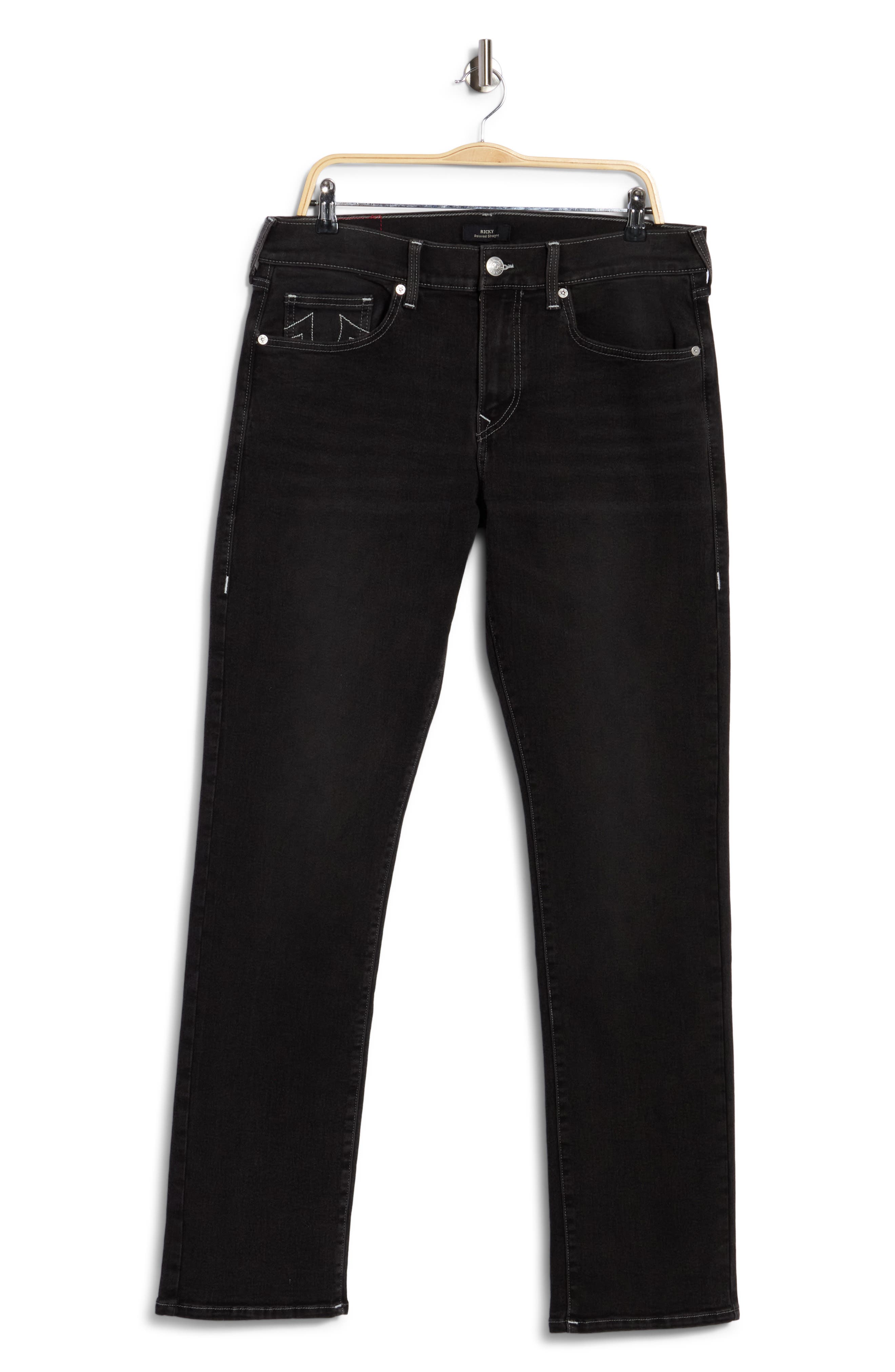Ricky Studded Straight Leg Jeans