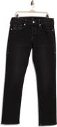 True Religion Ricky Studded Straight Leg Jeans