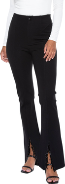 BLUE REVIVAL Ooh La La Ponte Bootcut Pants with Beading