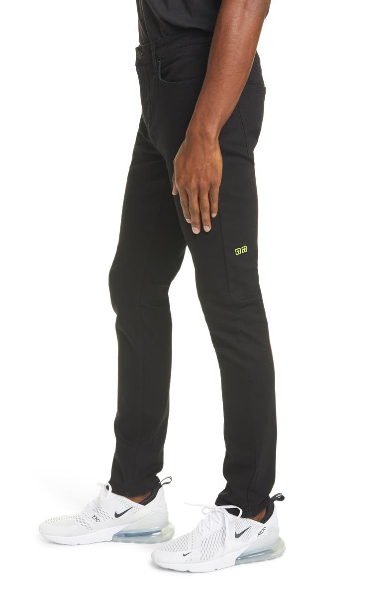 Ksubi Chitch Skinny Fit Jeans, Alternate, color, Black