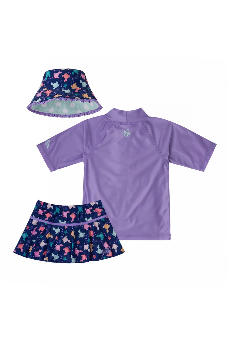 3PC Sun & Swim Set, Alternate, color, Purple Sparkle Fish