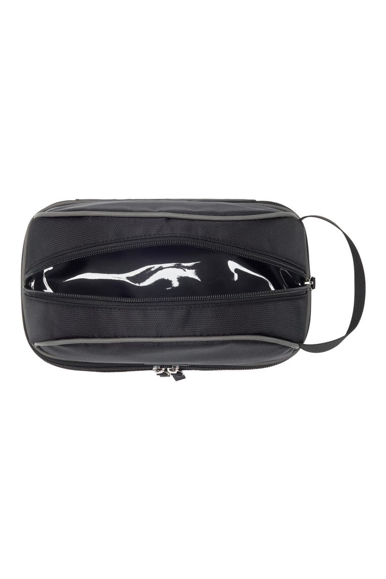 Nylon Dopp Kit, Alternate, color, BLACK