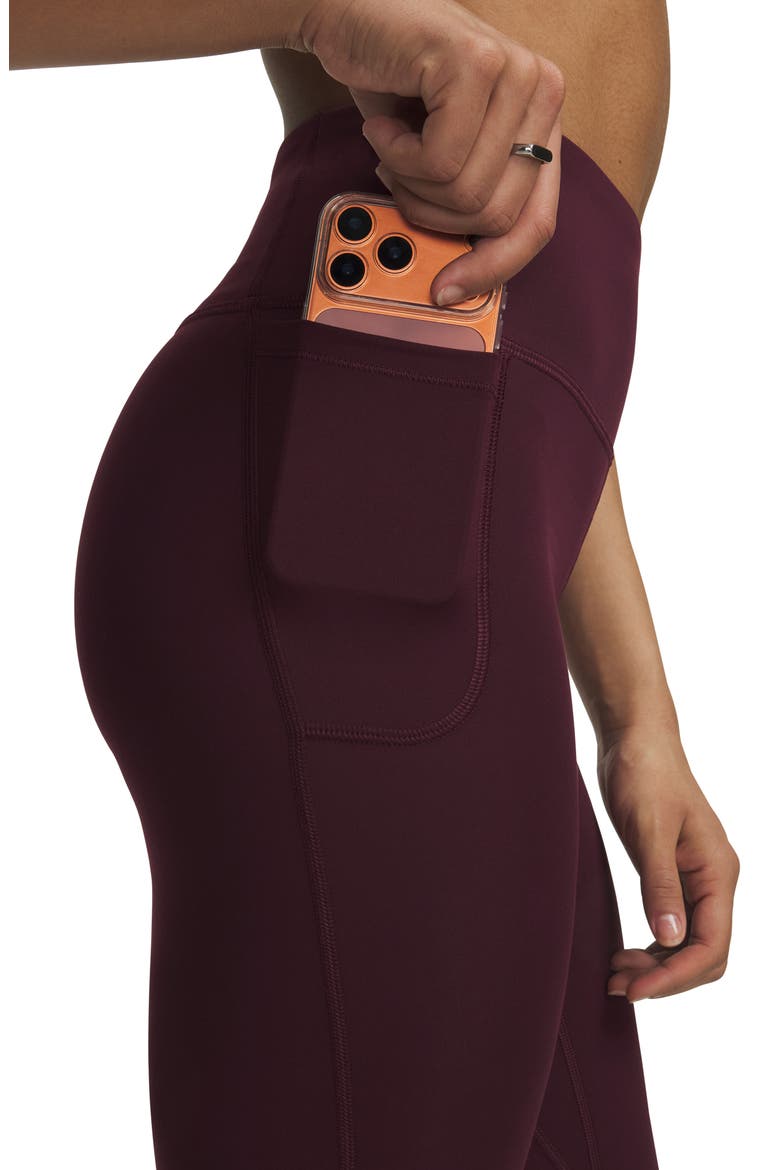 Movement Pocket High Waist Performance Leggings, Alternate, color, RED