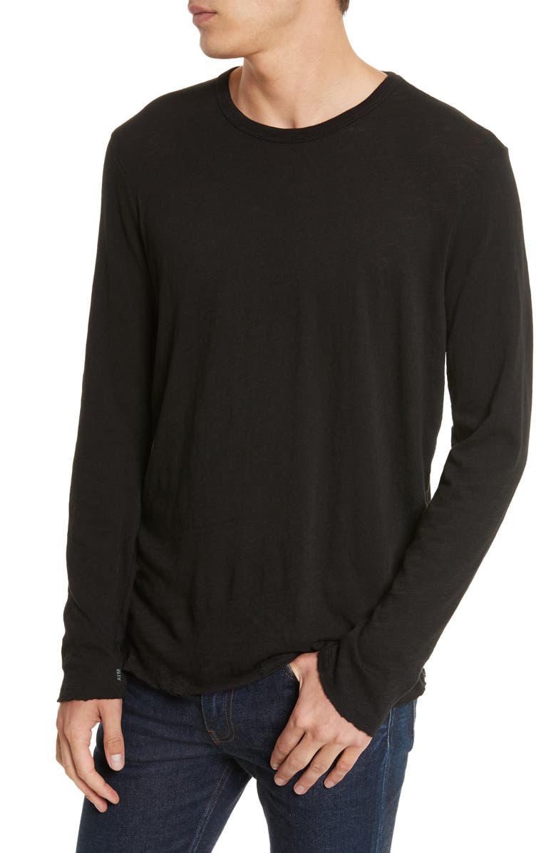 ATM Anthony Thomas Melillo Destroyed Long Sleeve T-Shirt, Alternate, color, 