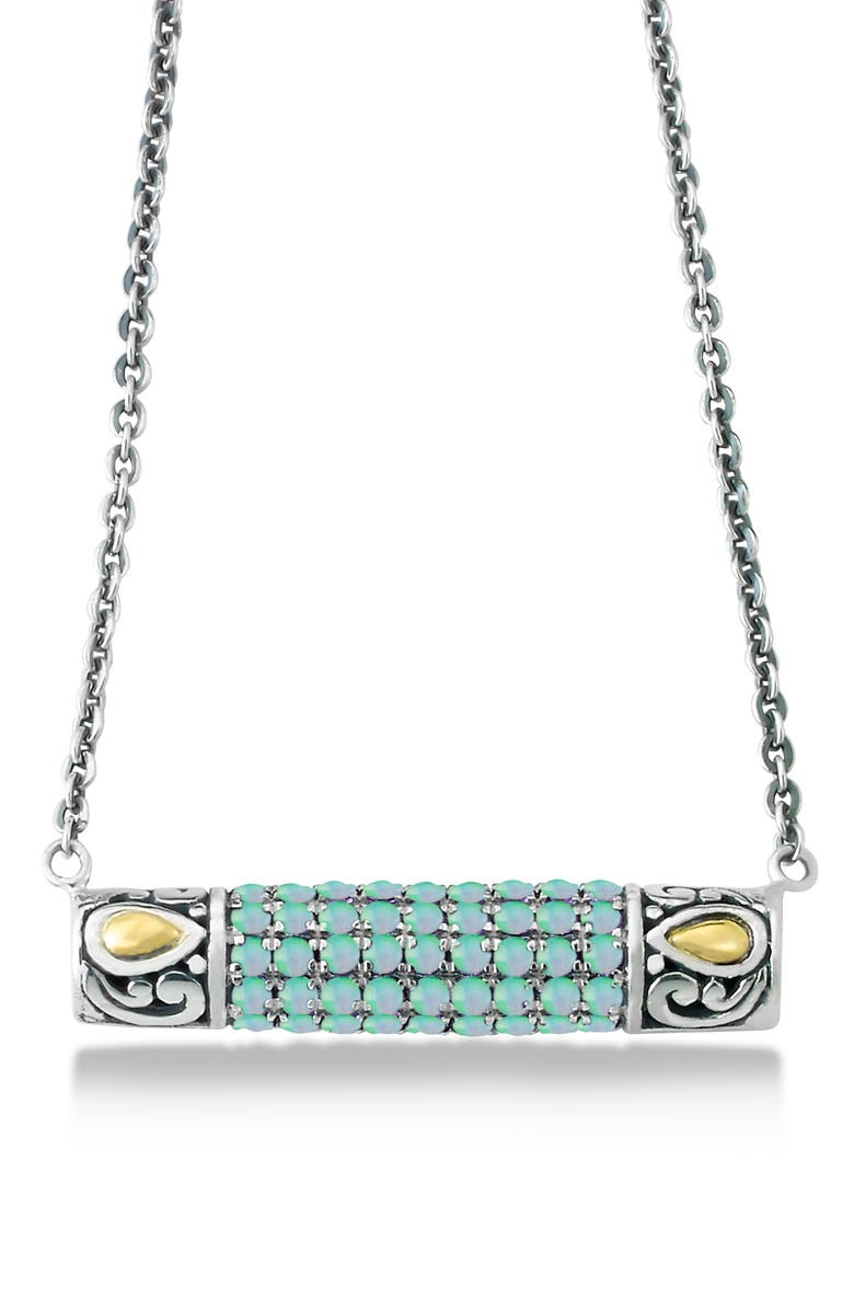 SAMUEL B. Pavé Opal Pendant Necklace, Main, color, Opal