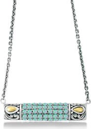 SAMUEL B. Pavé Opal Pendant Necklace