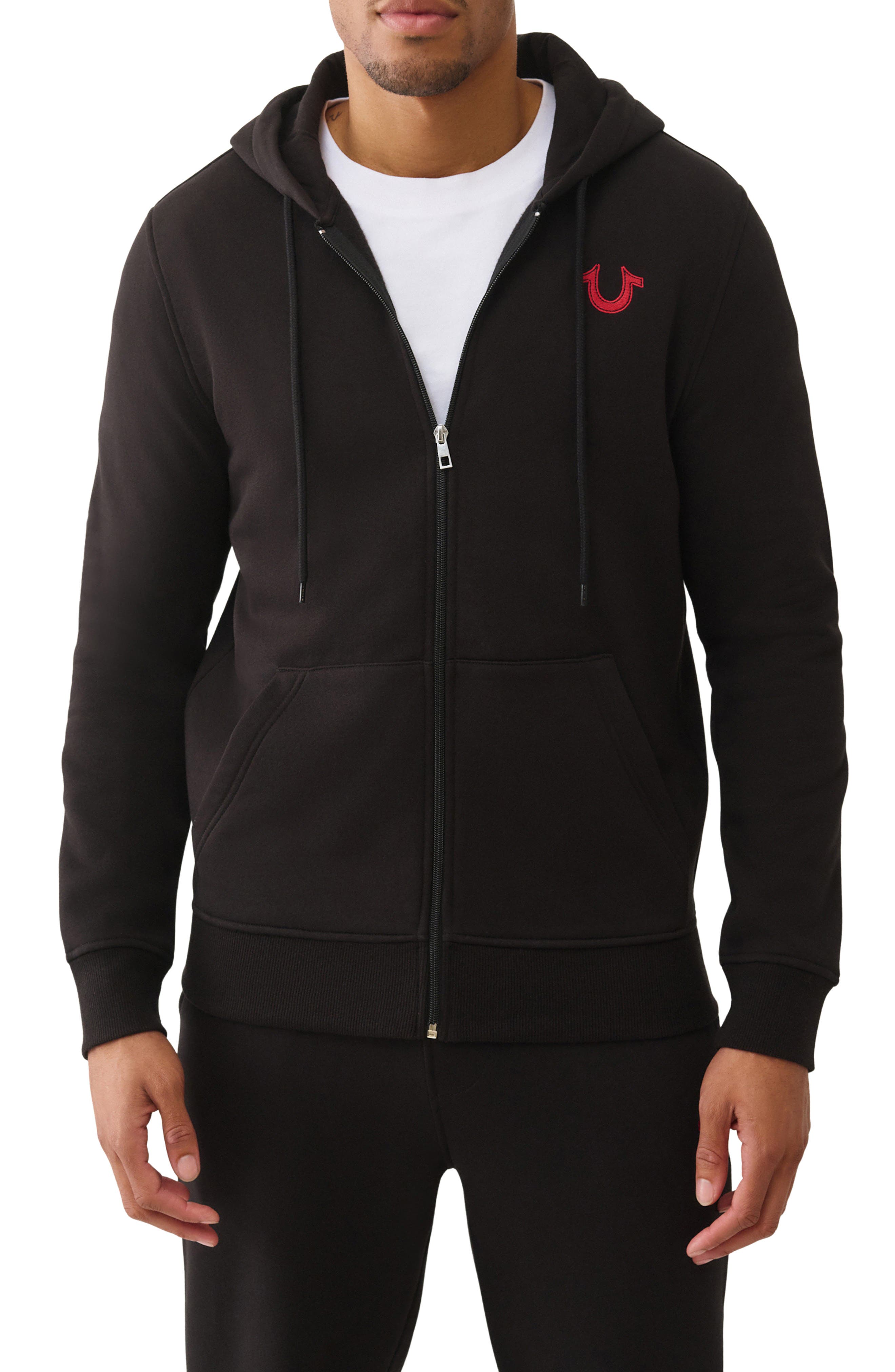 True Religion True Embroidered Zip Hoodie