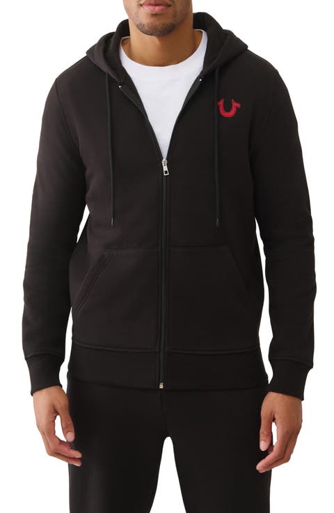 True Embroidered Zip Hoodie