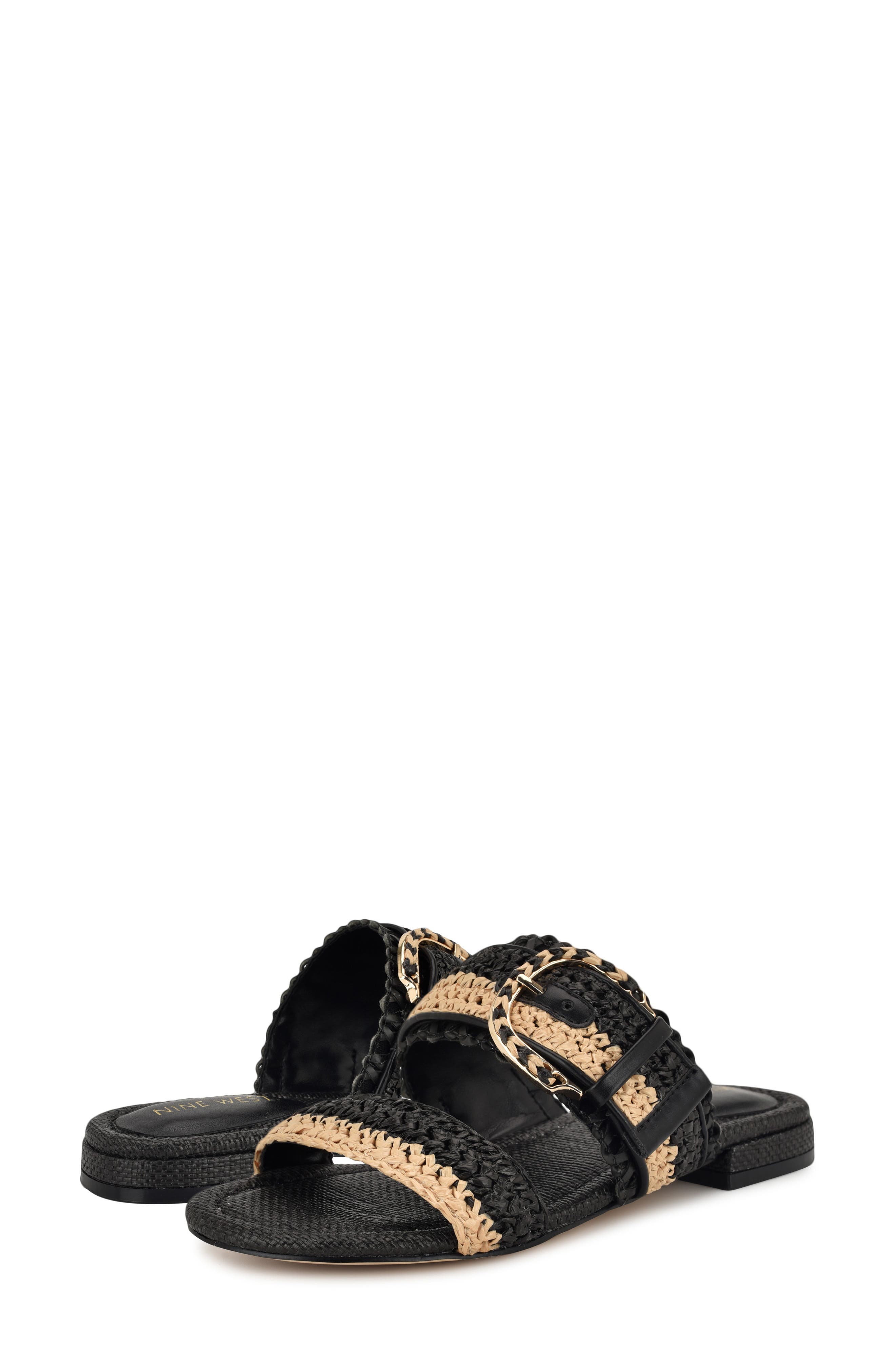 Nine West Sameey Two-Strap Sandal, Alternate, color, 