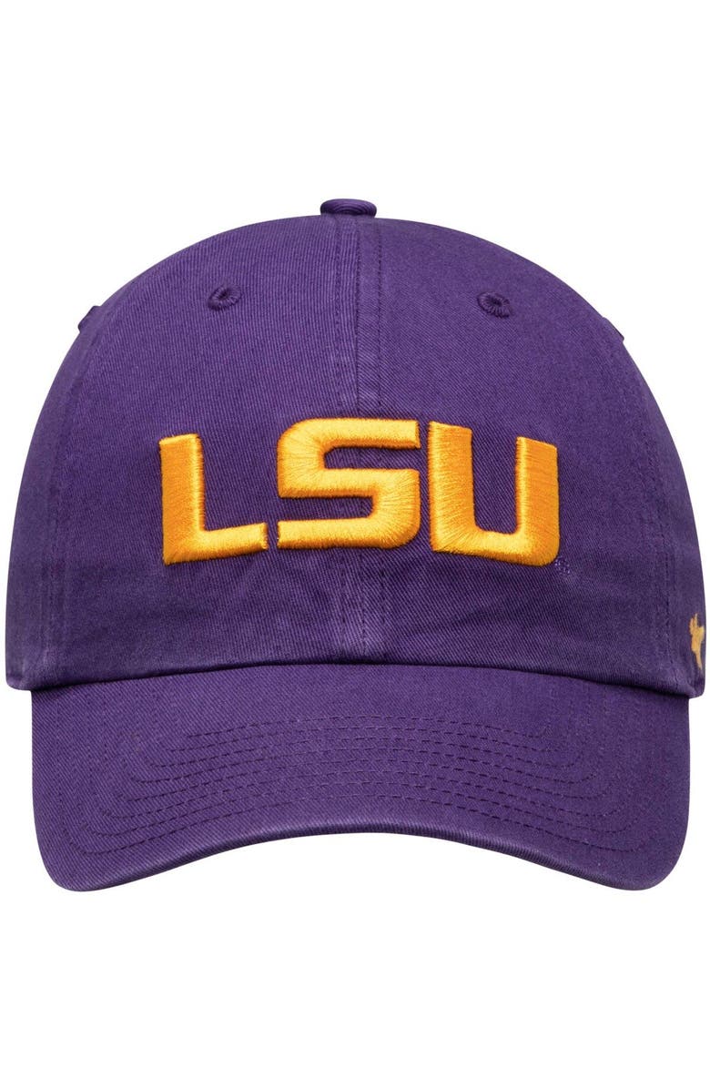 '47 Men's '47 Purple LSU Tigers Vintage Clean Up Adjustable Hat, Alternate, color, 