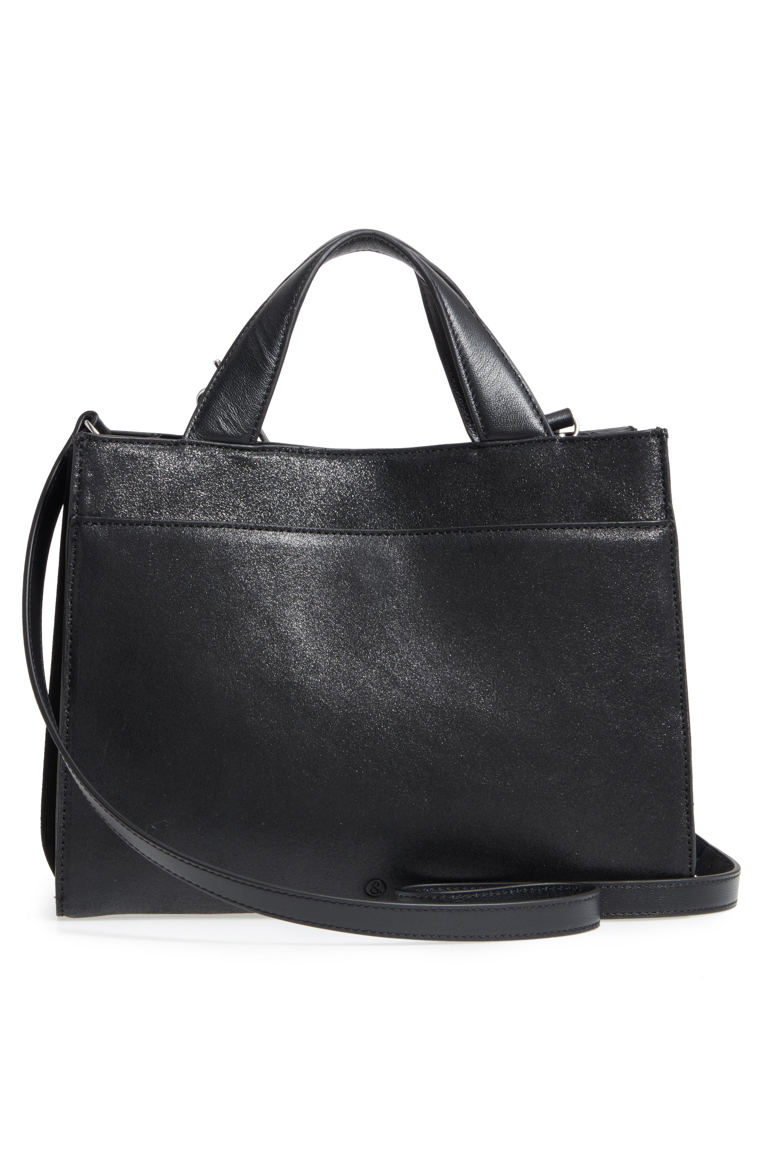 Treasure & Bond Tyler Metallic Leather Satchel, Alternate, color, 