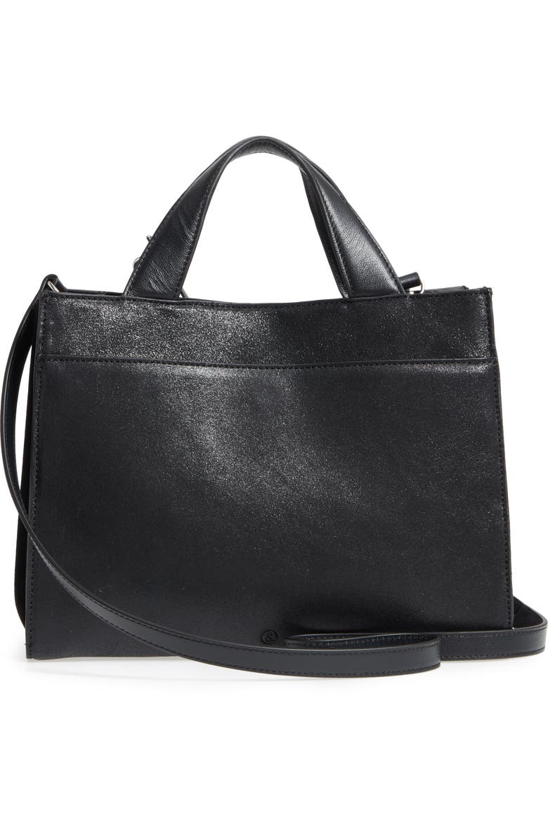 Treasure & Bond Tyler Metallic Leather Satchel, Alternate, color,