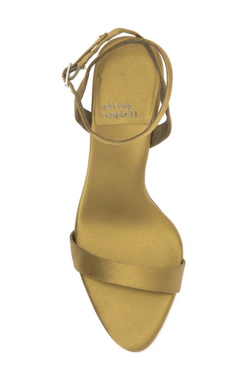 Jeffrey Campbell Blossmz Ankle Strap Satin Sandal