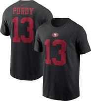 Nike Men's Nike Brock Purdy Black San Francisco 49ers Player Name & Number T-Shirt