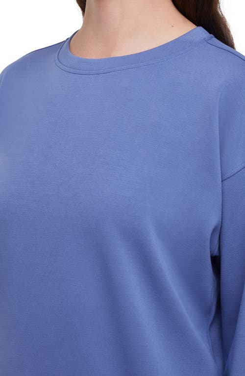 Three Dots Lana Relaxed Fit Pullover In Blue
