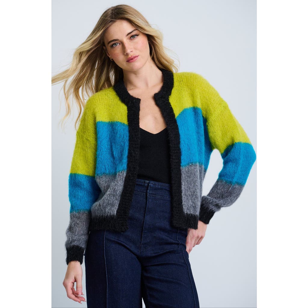 Lisa Todd Tutti Colore Cardigan In Blue