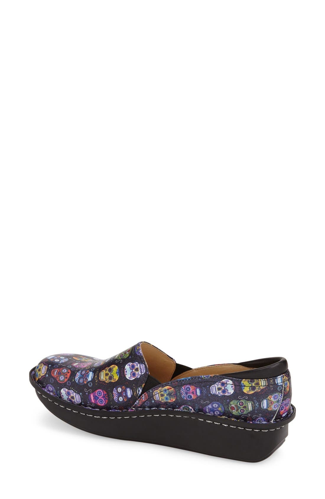 Alegria by PG Lite Debra Slip-On, Alternate, color, Sugar Skulls Leather