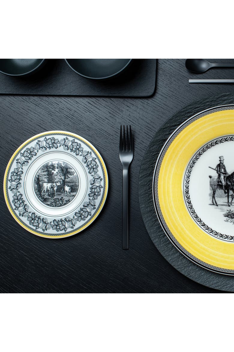 Audun Ferme Appetizer/Dessert Plate, Alternate, color, White