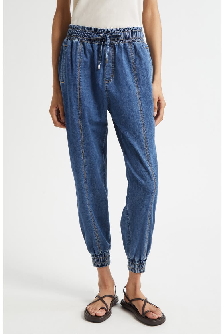 Paige Denim Joggers, Main, color, RUISSEAU