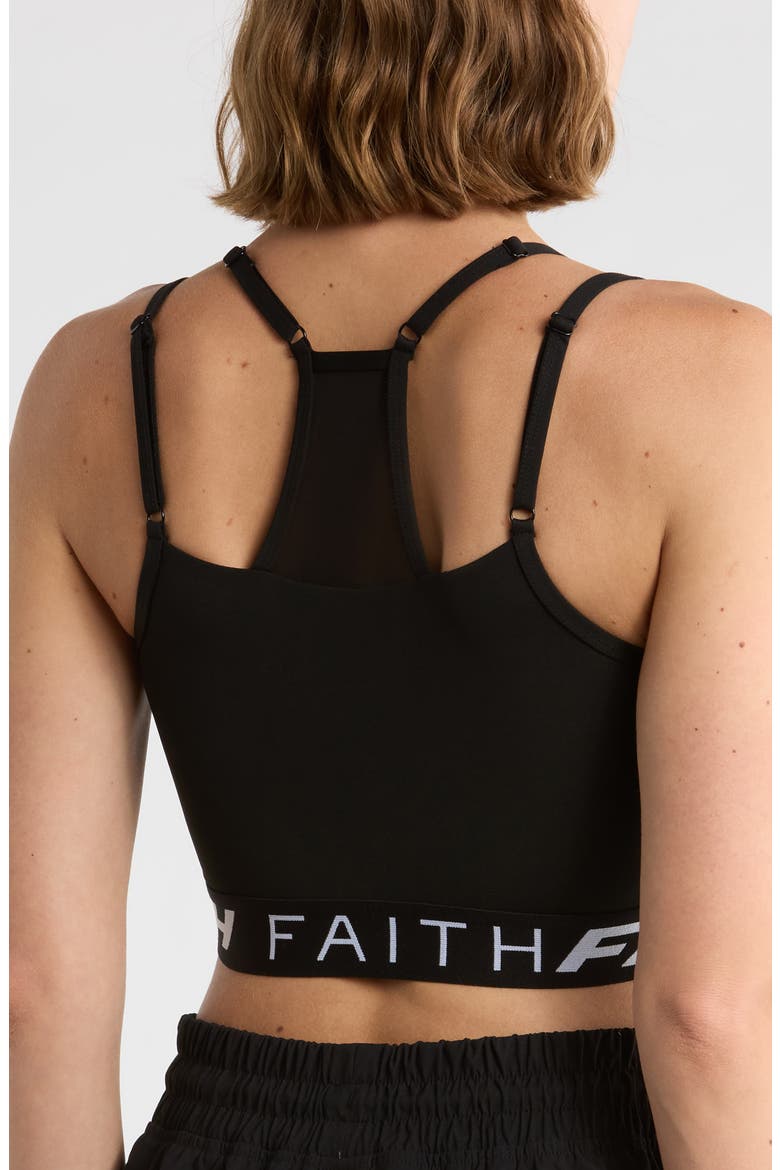 Strappy Sports Bra, Alternate, color, BLACK