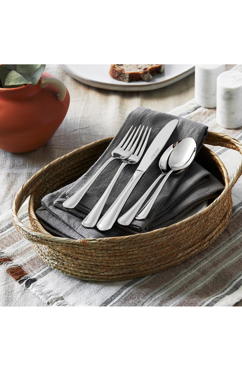 HENCKELS CUTLERY Alcea Stainless Steel 20-Piece Flatware Set, Alternate, color, Silver