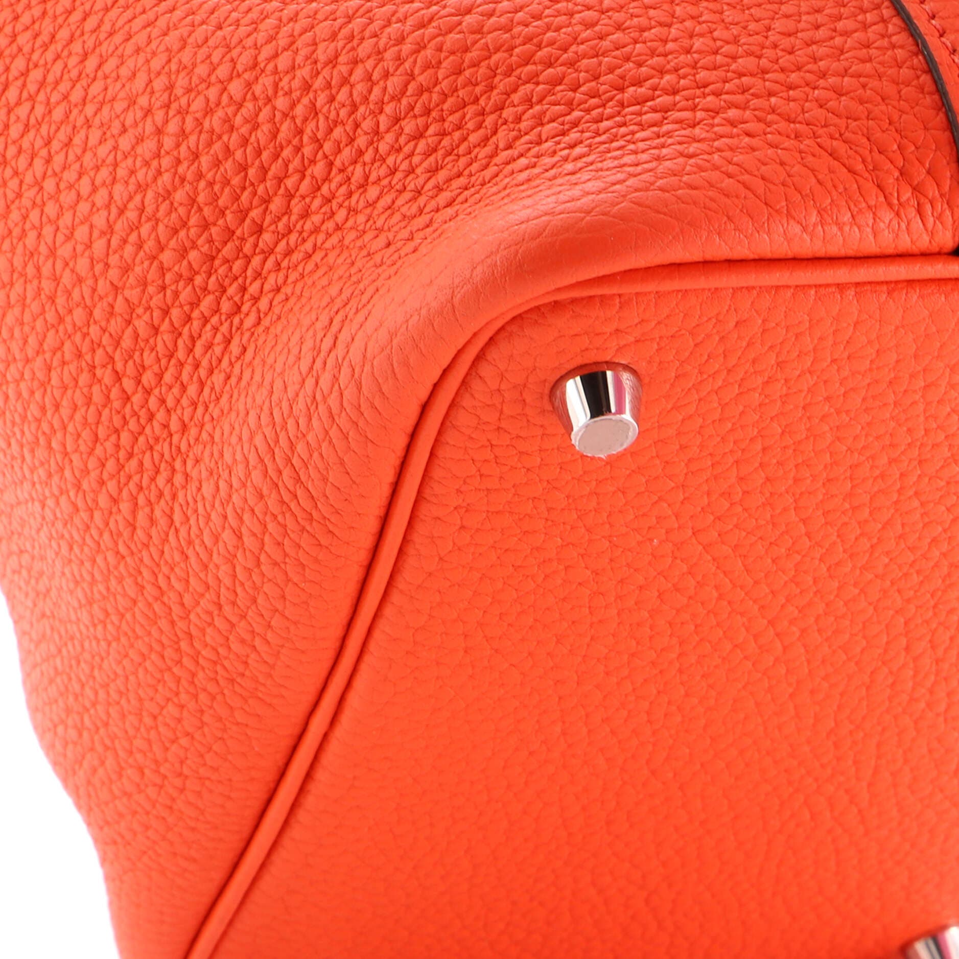 Eclat Picotin Lock Bag Clemence PM, Alternate, color, Orange