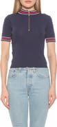 Alexia Admor Phoebe Short Sleeve Turtle Neck Sweater