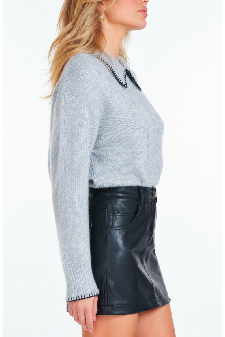 Heritage Whipstitch Sweater, Alternate, color, Grey
